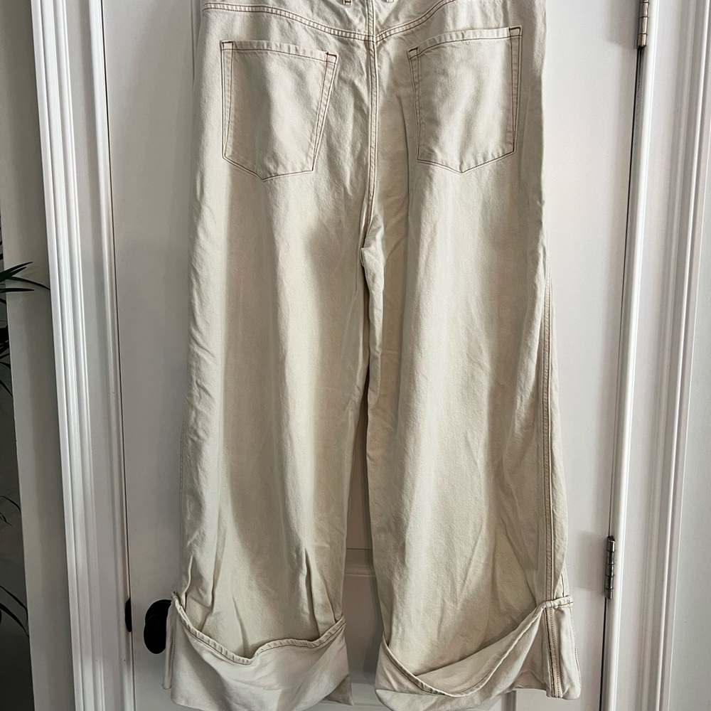 We The Free Off-White wide leg jeans - Picture 6 of 8